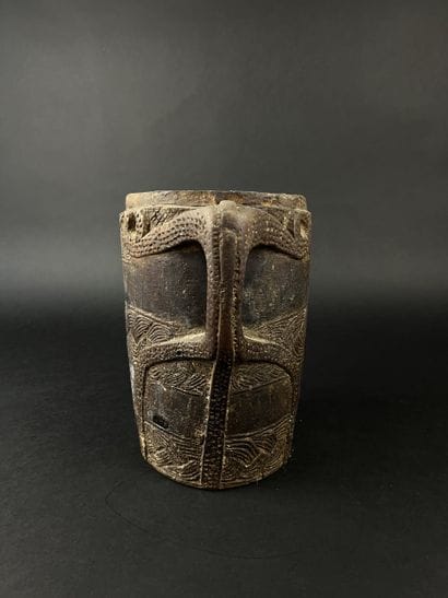 Yak milk jug, the handle represents a lizard....