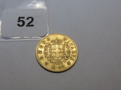 Gold coin - Italy - 10 Lire Victor Emmanuel...
