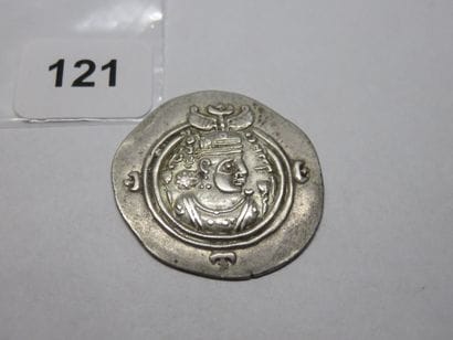 Monnaie - Sassanide (royaume) - Chosroès...