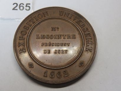 Medal - Napoleon III, by Oudiné - Exposition...