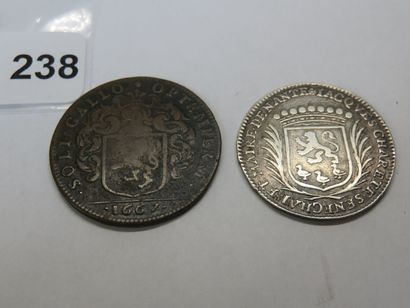 Jetons - Maire de Nantes - Lot de 2 Jetons...