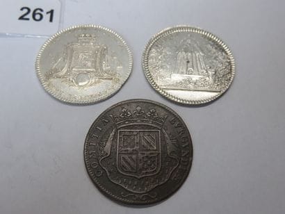 Tokens - Lot of 3 tokens: Monnaie de Rouen...