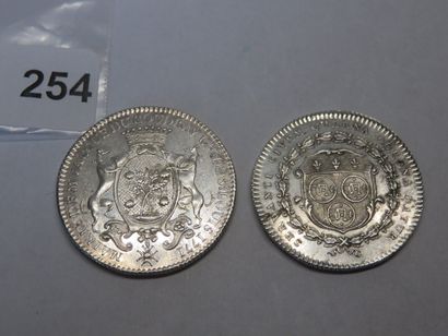 Jetons - Lot de 2 jetons en argent : Maire...