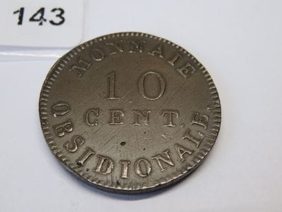 Monnaie Obsidionale - France - 10 Centimes,...