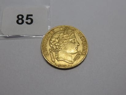 Gold coin - France - 20 Francs Cérès 1851...