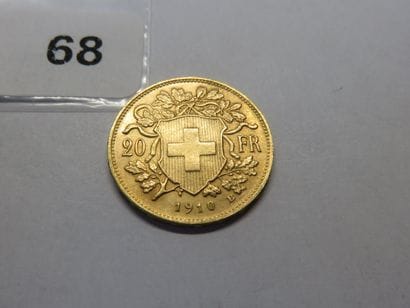 Gold coin - Switzerland - 20 Francs Vreneli...