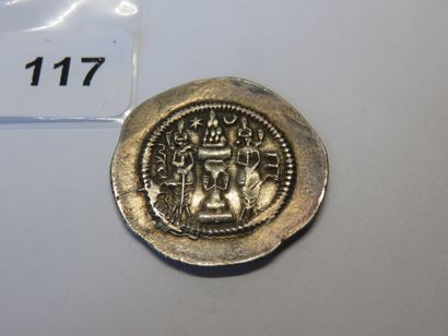 Monnaie - Sassanide (royaume) - Chosroès...