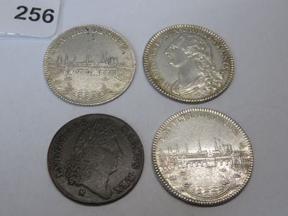 Tokens - Ville de Paris - Lot of 4 tokens:...