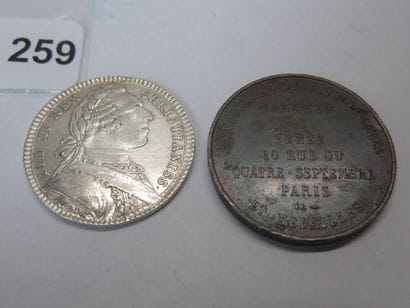 Tokens - Lot of 2 tokens: La Monnaie Louis...