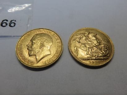 Gold Coins - British Empire - Lot of 2 x...