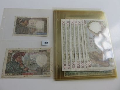 Banknotes - France - Collection of 39 banknotes,...