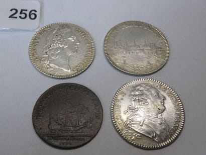 Tokens - Ville de Paris - Lot of 4 tokens:...