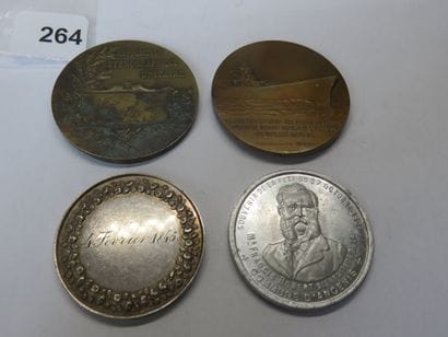 Medals - Set of 4 medals, Wedding Medal 1845...