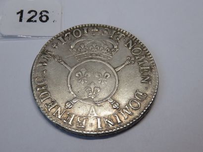 Monnaie Royale - Louis XIV - Ecu aux Insignes...