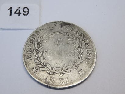 Monnaie - France - 5 Francs Bonaparte Premier...