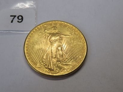 Gold coin - USA - 20 Dollars Saint Gaudens...