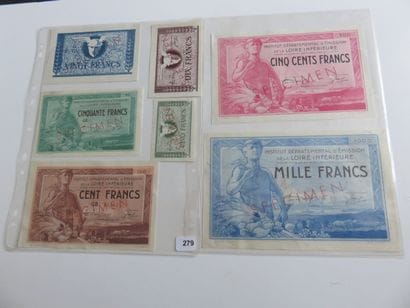 Billets de Nécéssité de Juin 1940 - France...