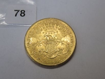 Gold coin - USA - 20 Dollars Liberty crowned...