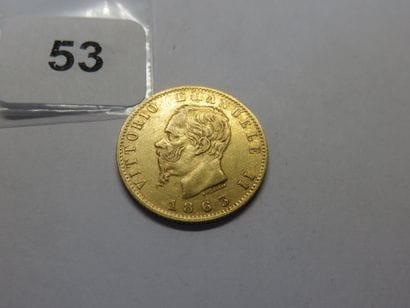 Gold coin - Italy - 20 Lire Victor Emmanuel...