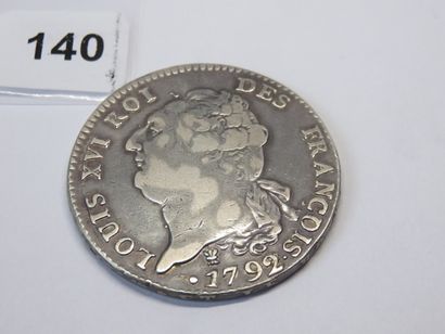 Monnaie Constitutionnelle - Louis XVI - Ecu...