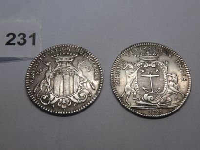 Jetons - Echevins et Maire de Rennes - Lot...