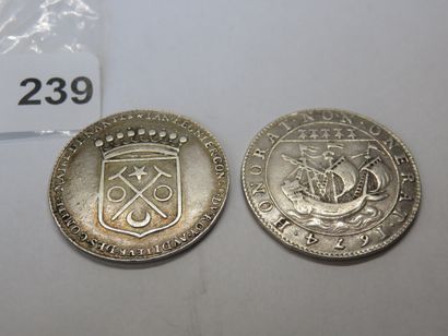 Jetons - Maire de Nantes - Lot de 2 Jetons...