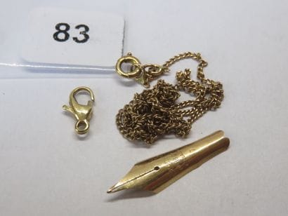 Gold debris - 3.45 g 750 thousandths gold...