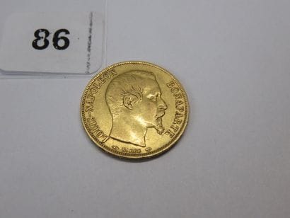 Gold coin - France - 20 Francs Louis-Napoléon...