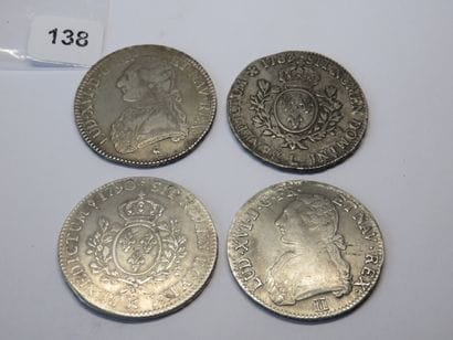 Monnaies Royales - Louis XVI - Lot de 4 x...