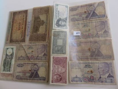 Banknotes - Collection of 23 banknotes, including...