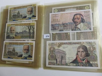 Banknotes - France - Collection of 39 banknotes,...