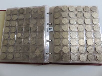Monnaies Argent - France - Lot de 491 monnaies...