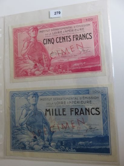 Billets de Nécéssité de Juin 1940 - France...