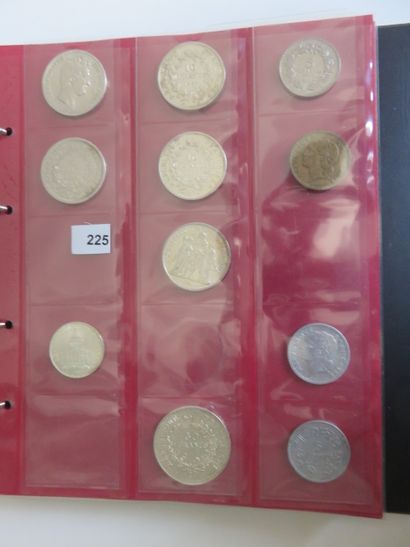 Monnaies - Collection de 145 monnaies dont...