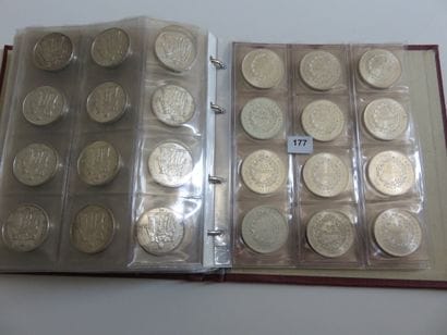 Monnaies Argent - France - Lot de 491 monnaies...