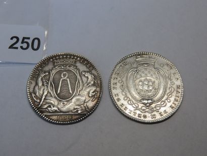 Jetons - Maire de Nantes - Lot de 2 jetons...