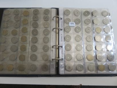 Monnies - France - Collection de 1327 monnaies...