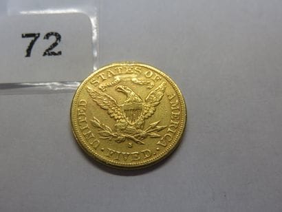 Gold coin - USA - 5 Dollars Liberty crowned...