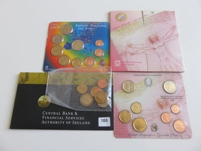 Monnaies Euros - Lot de 3 Séries Euros :...