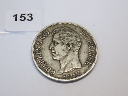 Monnaie - France - 5 Francs Charles X 2ème...