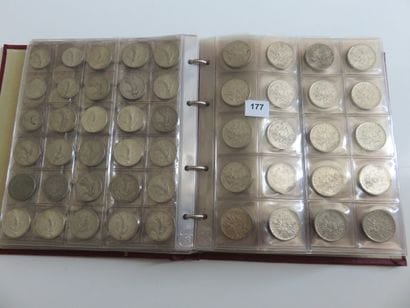 Monnaies Argent - France - Lot de 491 monnaies...