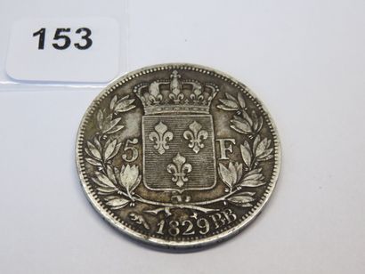 Monnaie - France - 5 Francs Charles X 2ème...