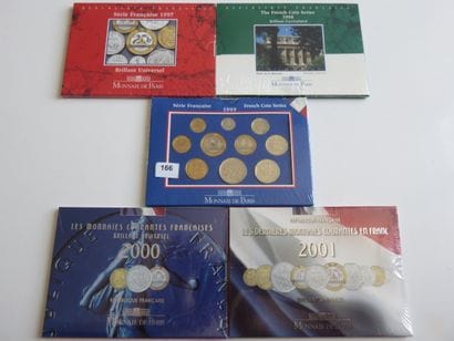 Monnaies - France - Lot de 5 Livrets Série...