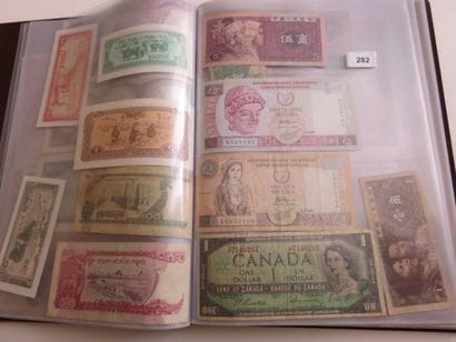 Banknotes - Collection of 179 various banknotes...