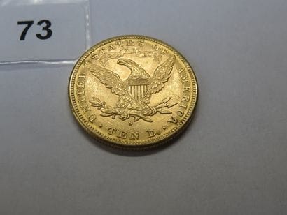 Gold coin - USA - 10 Dollars Liberty crowned...