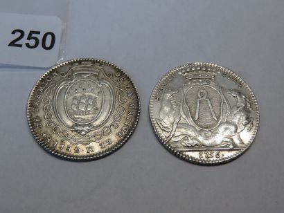 Jetons - Maire de Nantes - Lot de 2 jetons...