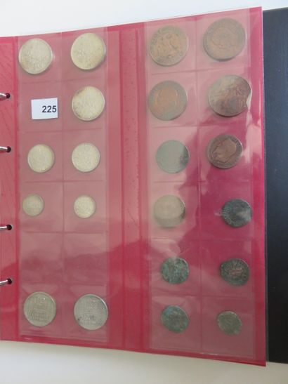 Monnaies - Collection de 145 monnaies dont...