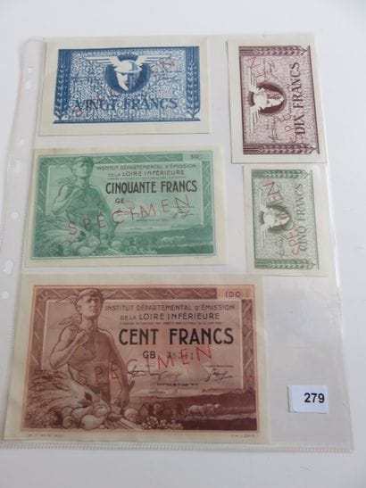 Billets de Nécéssité de Juin 1940 - France...