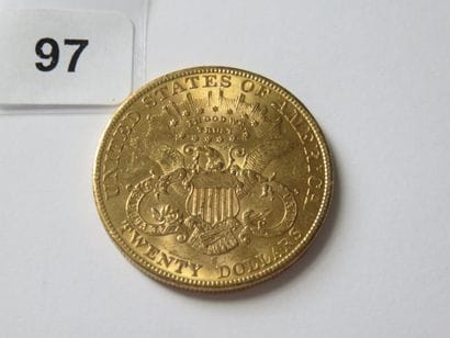 Gold coin - USA - 20 Dollars Liberty crowned...