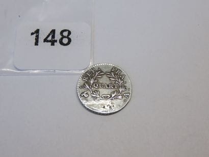 Monnaie - France - Quart de Franc Bonaparte...